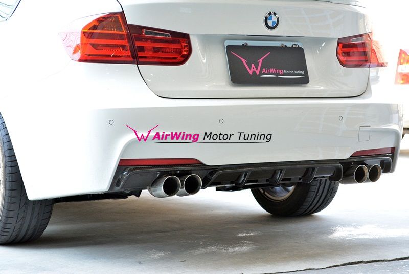 BMW F30 M TECH Performance carbon rear diffuser 01